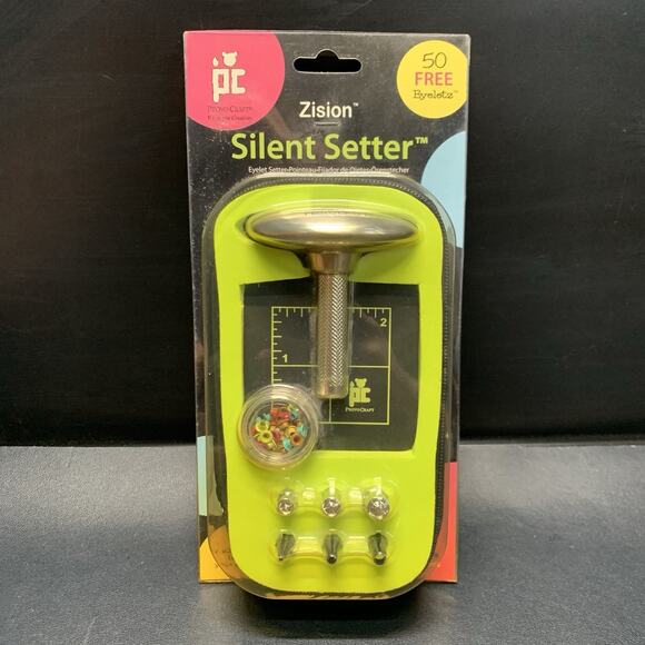 Provo Craft Zision Silent Setter Eyelet Setter Crafting New In Sealed Package - Picture 1 of 4
